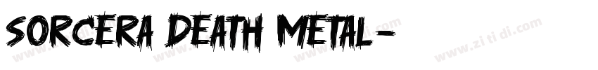 Sorcera Death Metal字体转换